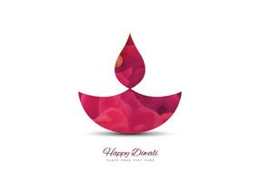 Färgglada Diya för Diwali Festival vektor