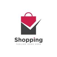 Tasche Shop Logo Icon Design Vektor