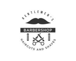 Barbershop logotyp vektor