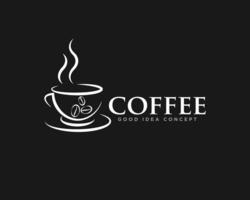 Kaffee-Logo-Icon-Design-Vektor vektor