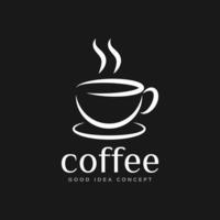 Kaffee-Logo-Icon-Design-Vektor vektor