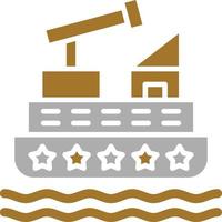 Kanonenboot-Icon-Stil vektor