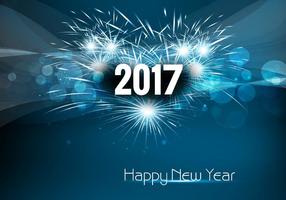 2017 Gott nytt år Celebration vektor