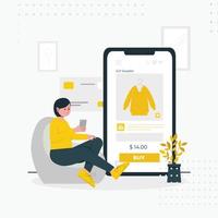 E-Commerce-Vektorillustration vektor