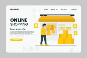 E-Commerce-Vektorillustration vektor