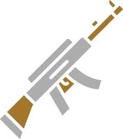 assault rifle ikon stil vektor