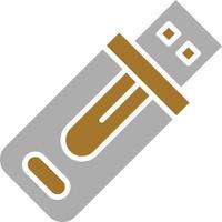 Symbolstil für USB-Laufwerk vektor