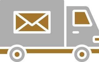 Mail-LKW-Icon-Stil vektor