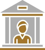 persönlicher Banking-Icon-Stil vektor