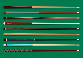 Gratis Pool Stick Vector