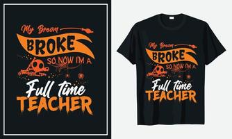 Halloween-T-Shirt-Designvektor vektor