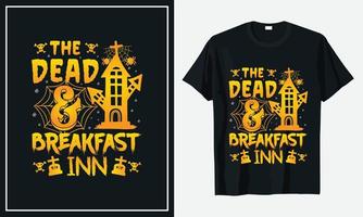 Halloween-T-Shirt-Designvektor vektor