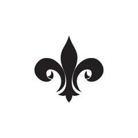 fleur de lis heraldisk ikon eps 10 vektor