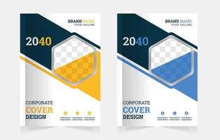 Stadt Hintergrund Creative Business Corporate Buchcover Designvorlage a4 oder kann für Jahresbericht, Magazin, Flyer, Poster, Banner, Portfolio, Firmenprofil, Website, Broschürencover-Design verwendet werden vektor