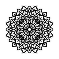 mandala blomma konst logotyp bakgrundsdesign vektor