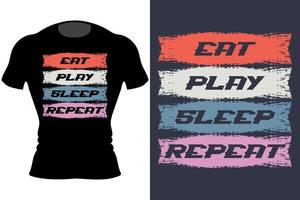 neue Typografie Motivations-T-Shirt-Design Vektor-T-Shirt Vintage Gaming-T-Shirt-Design vektor