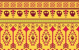 afrikanisches geometrisches orientalisches stammes-ethnisches muster. traditionellen Hintergrund. design für teppich, tapeten, kleidung, verpackung, batik, stoff, vektorillustrationsstickereiart. vektor