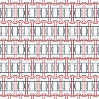 geometrisches dekoratives Vektormuster. schönes Vektormuster. Design kann für Druck und Dekoration verwendet werden. vektor