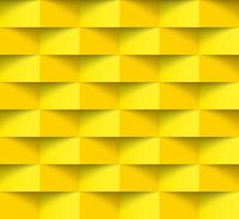 gelbes modernes abstraktes nahtloses geometrisches muster, 3d-papierkunststil, der zerknittert aussieht vektor