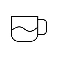 Tasse Kaffee Symbolvektor vektor