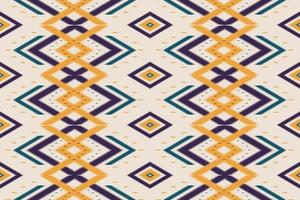 ikat sömlös mönster traditionell. abstrakt etnisk mönster konst. amerikansk, mexikansk stil. design för bakgrund, tapet, vektor illustration, tyg, Kläder, matta, textil, batik, broderi.