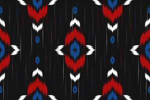 schöne ethnische Musterkunst. ikat nahtloses muster traditionell. amerikanischer, mexikanischer Stil. Design für Hintergrund, Tapete, Vektorillustration, Stoff, Kleidung, Teppich, Textil, Batik, Stickerei. vektor