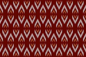 ikat nahtloses muster im stammes-. stoff ethnische muster kunst. amerikanischer, mexikanischer Stil. Design für Hintergrund, Tapete, Vektorillustration, Stoff, Kleidung, Teppich, Textil, Batik, Stickerei. vektor