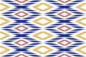 abstrakte ethnische Musterkunst. ikat nahtloses muster traditionell. amerikanischer, mexikanischer Stil. Design für Hintergrund, Tapete, Vektorillustration, Stoff, Kleidung, Teppich, Textil, Batik, Stickerei. vektor