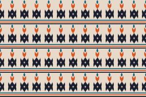 ikat seamless mönster i tribal. geometriska etniska orientaliska mönster. design för bakgrund, tapeter, vektorillustration, tyg, kläder, matta, textil, batik, broderi. vektor