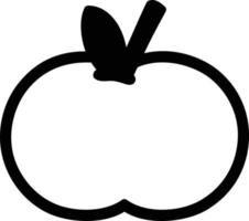 Bio-Apfel-Symbol vektor