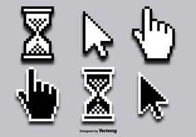 Mausklick Cursor Vektor Icons