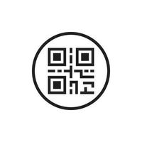 qr ikon eps 10 vektor