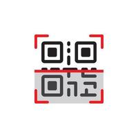 qr ikon eps 10 vektor