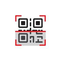 qr ikon eps 10 vektor