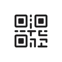 qr ikon eps 10 vektor