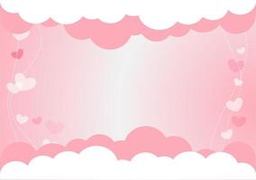Lycklig valentines dag begrepp bakgrund illustration tillverkad av vektor
