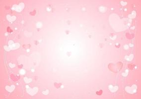 rosa bakgrund för valentine festival och bröllop vektor