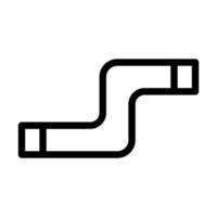 Rohr-Icon-Design vektor