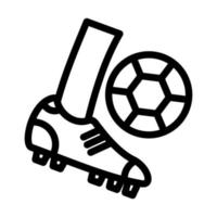 fotboll skott ikon design vektor