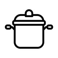 matlagning pott ikon design vektor