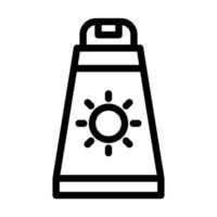 Sonnenschutz-Icon-Design vektor