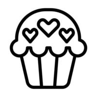 Muffin-Icon-Design vektor