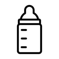 Milchflaschen-Icon-Design vektor
