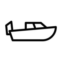 Schnellboot-Icon-Design vektor