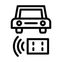 Remote-Fahrzeug-Icon-Design vektor