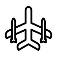 Düsenflugzeug-Icon-Design vektor