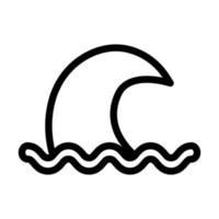 Tsunami-Icon-Design vektor