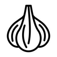 Knoblauch-Icon-Design vektor