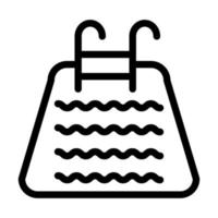 Schwimmbad-Icon-Design vektor