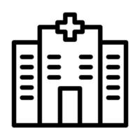 Krankenhaus-Icon-Design vektor